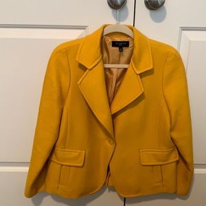 Mustard colored Talbots Blazer.  Like new!